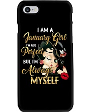 January Girl Phone Case tile