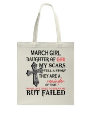 March Girl Tote Bag tile