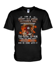 December Girl V-Neck T-Shirt tile