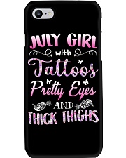 July Girl Phone Case tile