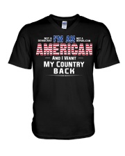 My Country Back V-Neck T-Shirt tile