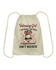 February Girl Drawstring Bag tile