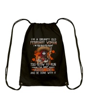 February Girl Drawstring Bag tile