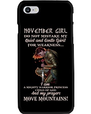 November Girl Phone Case tile