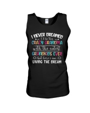 Crazy Grandma And Grandkids Unisex Tank tile