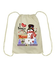 I love being a nana Drawstring Bag tile