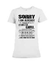 12 sorry i am already Premium Fit Ladies Tee tile