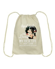 April Girl Drawstring Bag tile