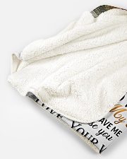 To My Husband Sherpa Fleece Blanket - 50" x 60" aos-sherpa-fleece-blanket-50x60-lifestyle-front-11B