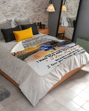 To My Husband Sherpa Fleece Blanket - 50" x 60" aos-sherpa-fleece-blanket-lifestyle-front-02