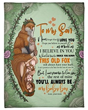 To My Son Small Fleece Blanket - 30" x 40" front
