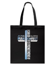 June Man Tote Bag tile