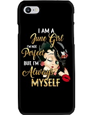 June Girl Phone Case tile