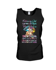 February Girl Unisex Tank tile