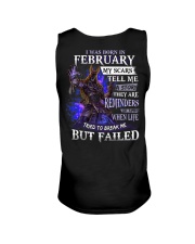 February Man Unisex Tank tile
