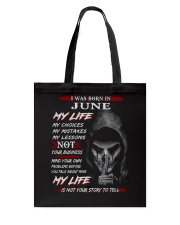 June Man Tote Bag tile