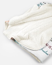 To My Granddaughter Sherpa Fleece Blanket - 50" x 60" aos-sherpa-fleece-blanket-50x60-lifestyle-front-11B