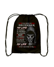 December Man Drawstring Bag tile