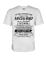 I'm The Luckiest One 7 V-Neck T-Shirt tile