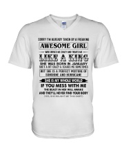 January Like A King V-Neck T-Shirt tile