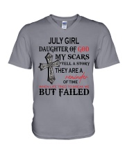 July Girl V-Neck T-Shirt tile