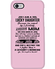 I Am A Lucky Daughter Phone Case tile
