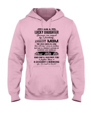 I Am A Lucky Daughter Hooded Sweatshirt tile