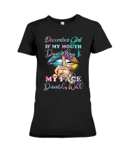 December Girl Premium Fit Ladies Tee tile