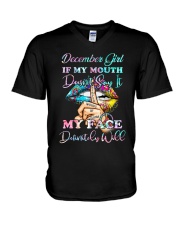 December Girl V-Neck T-Shirt tile
