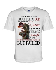 December Girl V-Neck T-Shirt tile