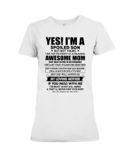 11 yes i am awesome mom Premium Fit Ladies Tee tile