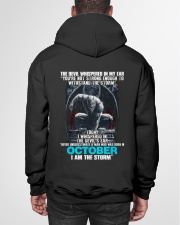 October Man Hooded Sweatshirt garment-hooded-sweatshirt-back-01