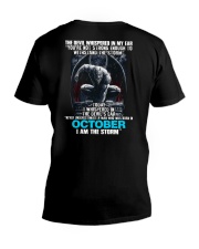 October Man V-Neck T-Shirt tile