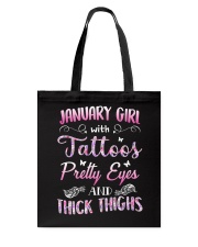 January Girl Tote Bag tile