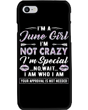 June Girl Phone Case tile