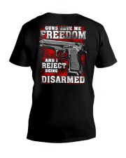 Guns Gave Me Freedom V-Neck T-Shirt tile