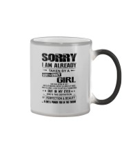 Sexy And Crazy Girl Color Changing Mug tile