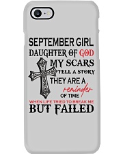 September Girl Phone Case tile