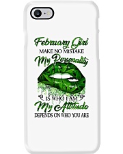 February Girl Phone Case tile