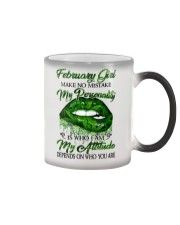February Girl Color Changing Mug tile