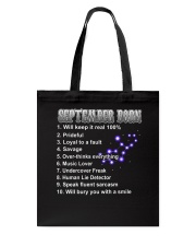 September Music Lover Tote Bag tile