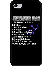 September Music Lover Phone Case tile
