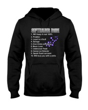 September Music Lover Hooded Sweatshirt tile