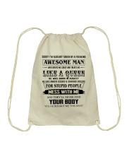 8 LIKE A QUEEN Drawstring Bag tile