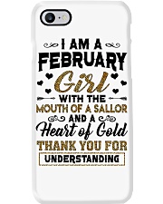February Girl Phone Case tile