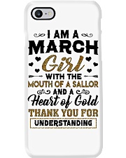 March Girl Phone Case tile