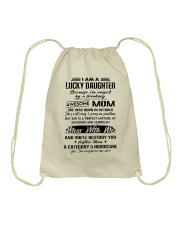 I Am A Lucky Daughter Drawstring Bag tile