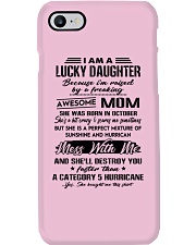 I Am A Lucky Daughter Phone Case tile
