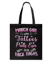 March Girl Tote Bag tile