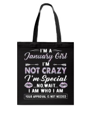 January Girl Tote Bag tile